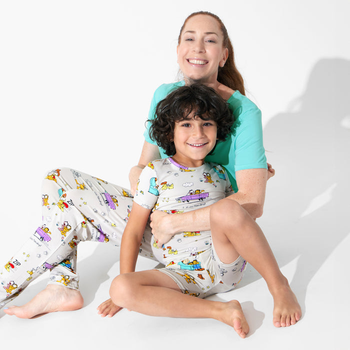 Garfield & Friends Bamboo Kids Pajama Short Set