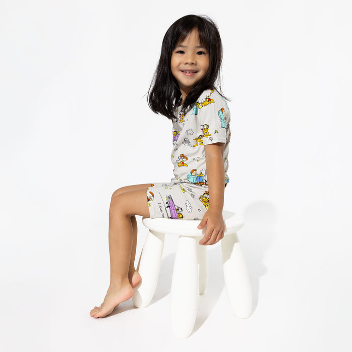 Garfield & Friends Bamboo Kids Pajama Short Set