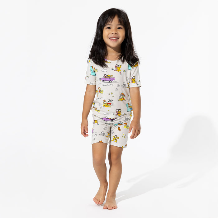 Garfield & Friends Bamboo Kids Pajama Short Set