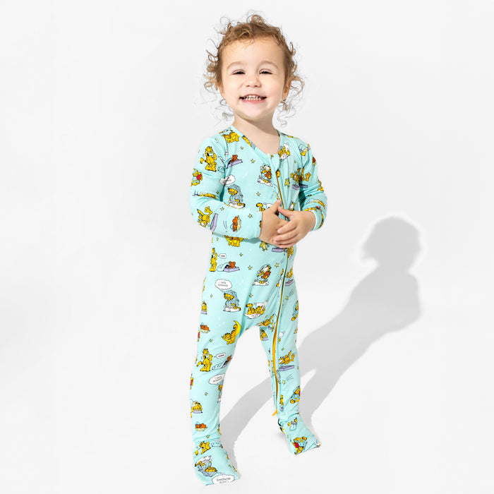 Garfield: Lazy Mondays Bamboo Convertible Footie