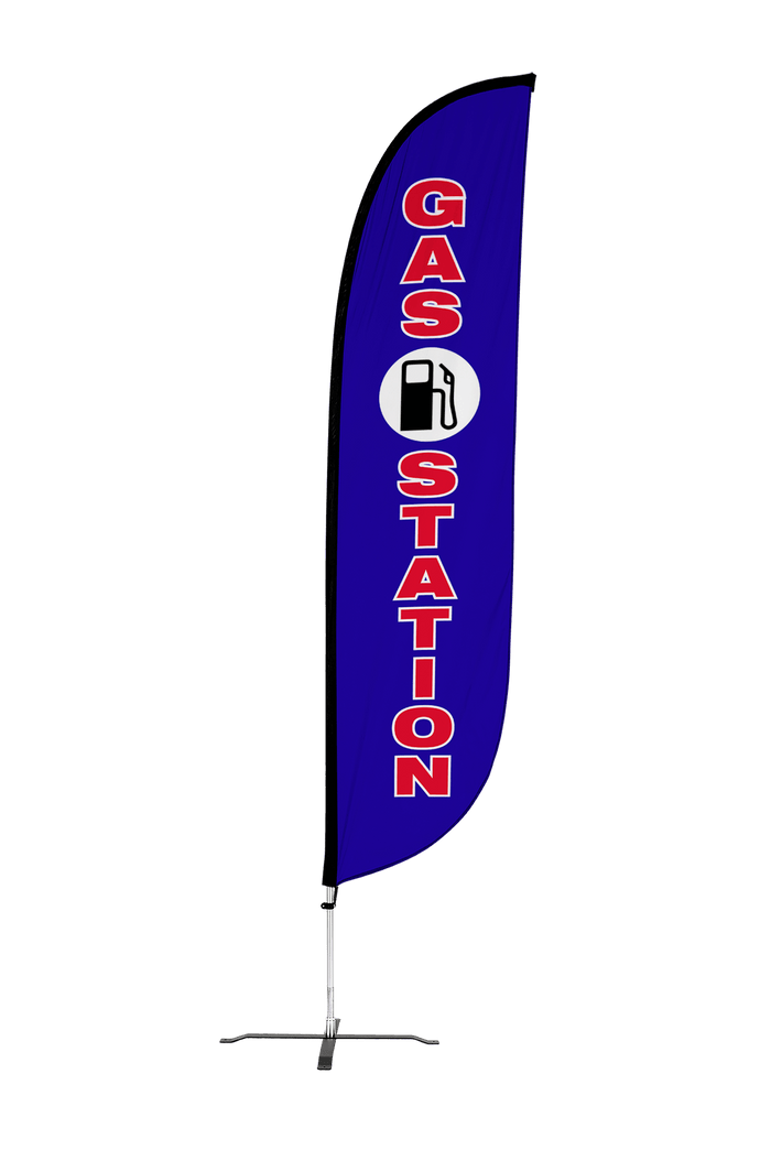 Gas Station Feather Flag