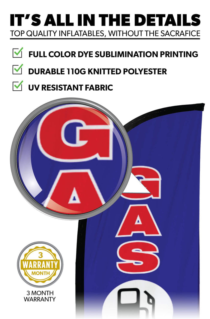 Gas Station Feather Flag