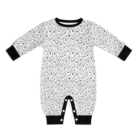 Ghost Crowd Cotton Long Sleeve Baby Romper - Babies/Toddlers (PRE ORDER)