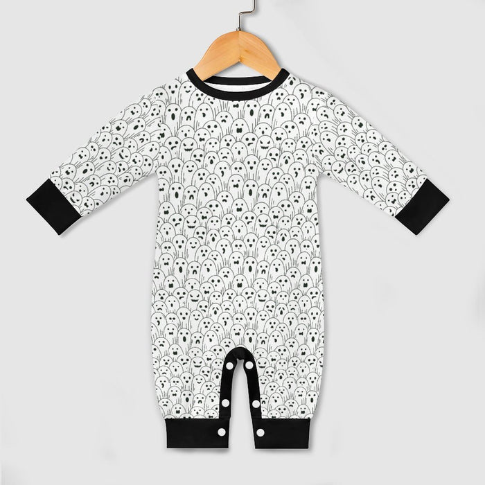 Ghost Crowd Cotton Long Sleeve Baby Romper - Babies/Toddlers (PRE ORDER)