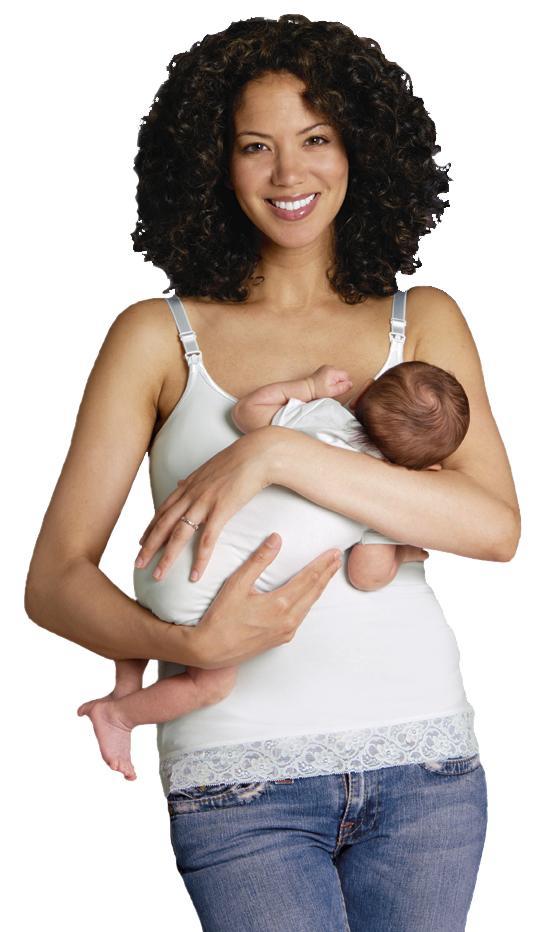 Glamourmom Nursing Bra Top with Lace - B2