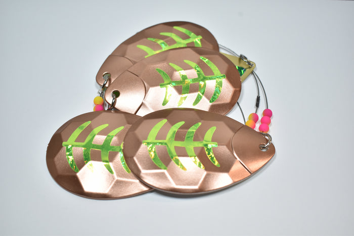 Glow Copper Cyclone - 4 Blade Cowbells