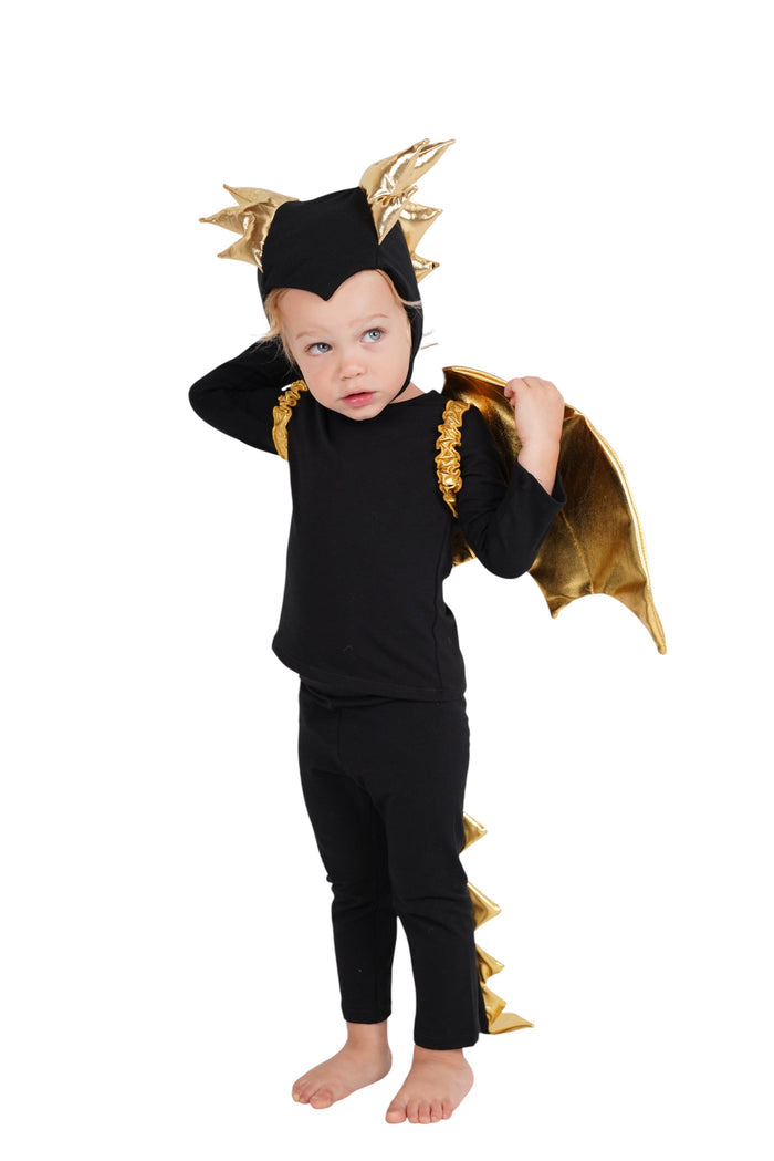 Golden Night Dragon Costume