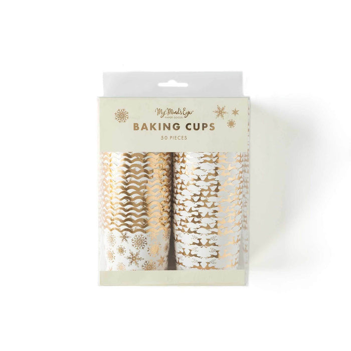 Golden Reindeer Treat Cups