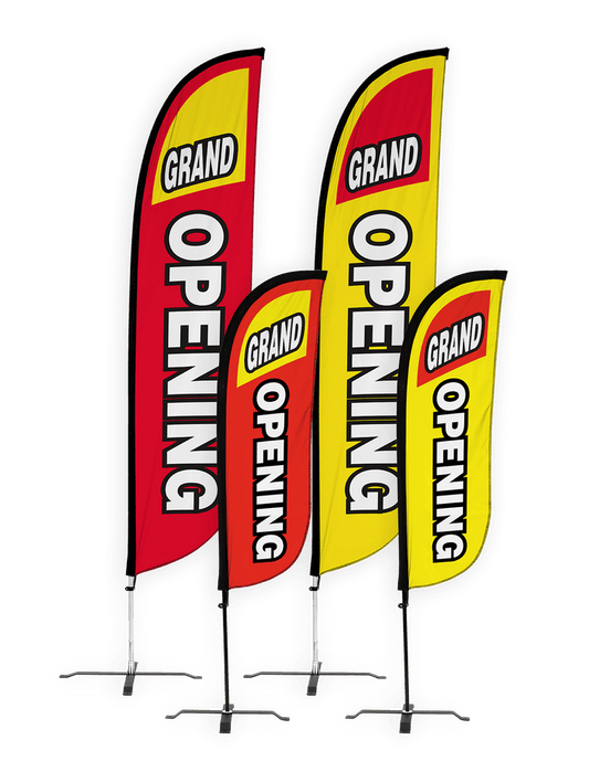 Grand Opening Feather Flag