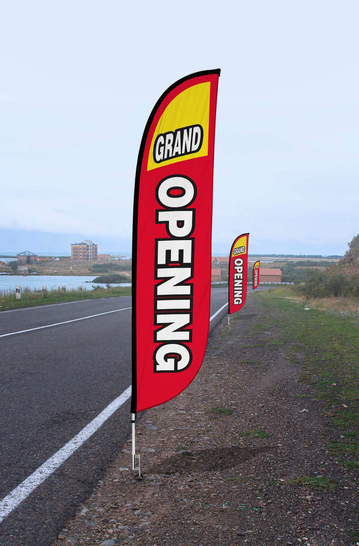 Grand Opening Feather Flag