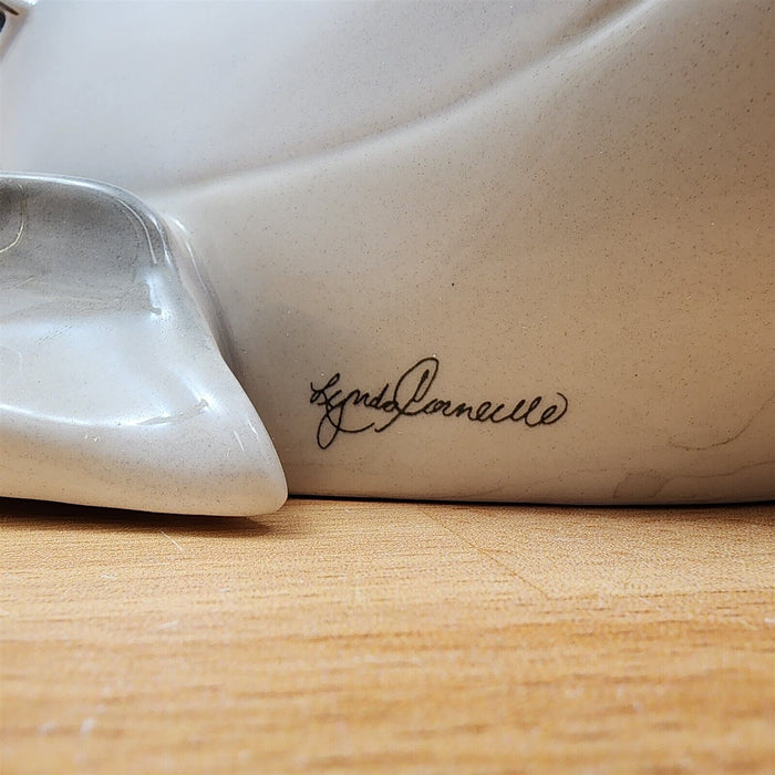 Gray Dolphin Teapot Ceramics Animal Tea Pot by Blue Sky and Lynda Corneille