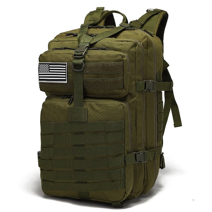 GREEN MILITARY TACTICAL 50L RUCKSACK - Sovira