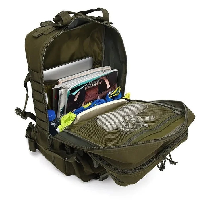 GREEN MILITARY TACTICAL 50L RUCKSACK - Sovira