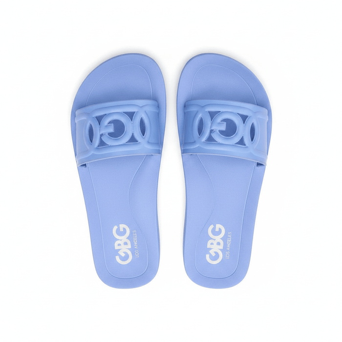 GUESS GBG Los Angeles Treabar Slide Women-BLU SLW8 - Runner