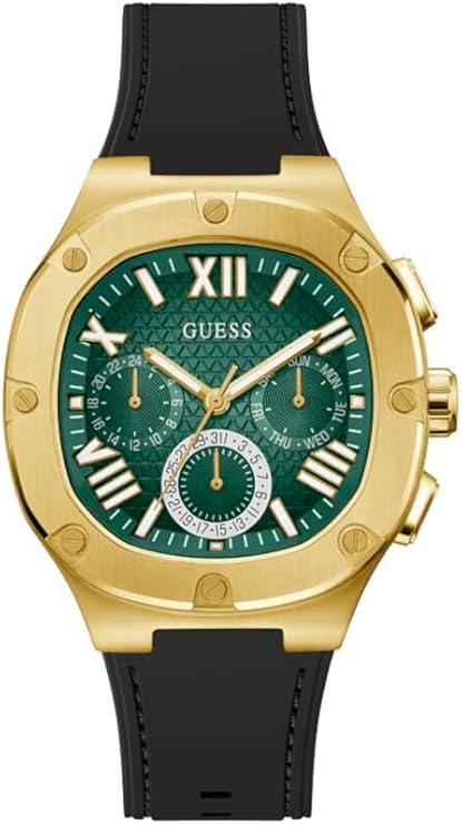 GUESS Gold - Tone Translucent Dial Multifunction Watch GGM12 - Runner
