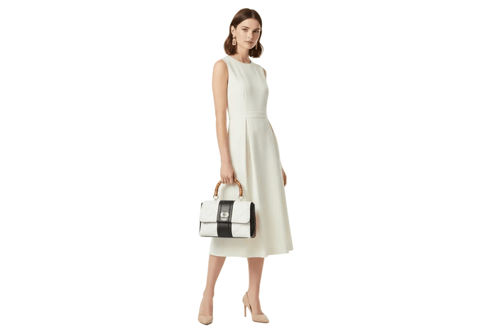 Guess Kerima Bamboo Top Handle Flap Bag GB378 - Runner