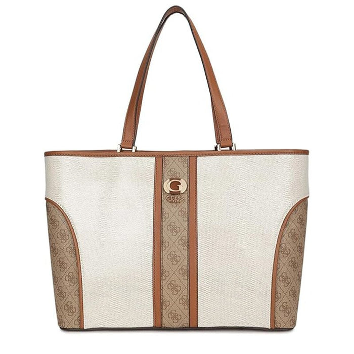 Guess Kerima Tote Natural/Milk Logo, Natural / Milk Logo Bag GB352 - Runner
