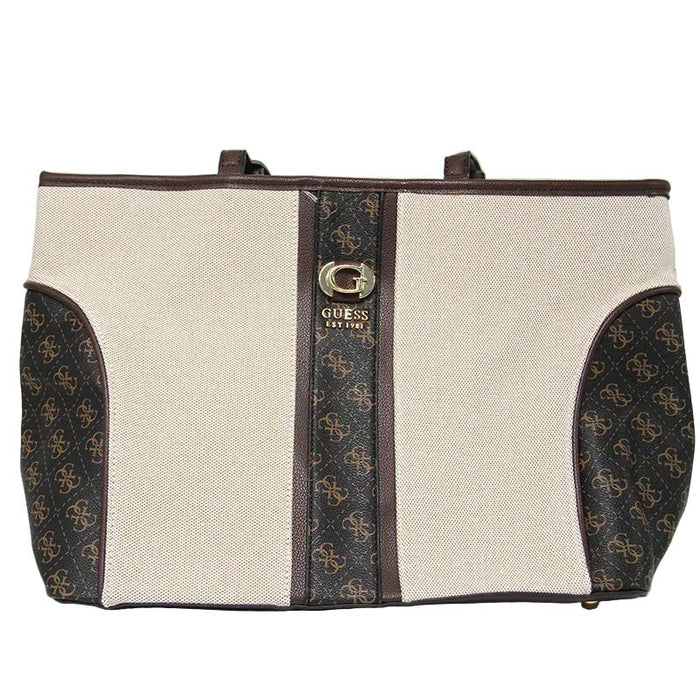 Guess Kerima Tote Natural/Milk Logo, Natural / Milk Logo Bag GB358 - Runner