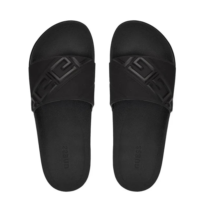 GUESS Odent Men's Slides - BLKBLK SLM30 - Runner