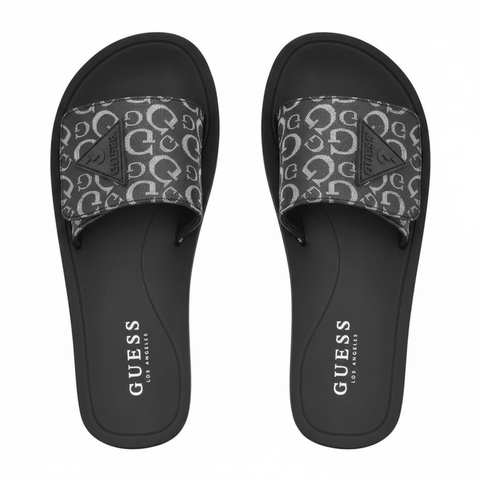 GUESS Parties Logo Slides – Black SLW11 - Runner