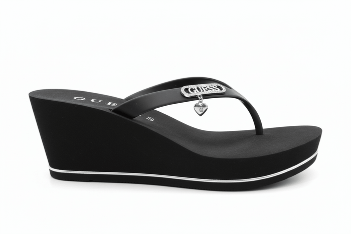 GUESS Sahira Foam Wedges blue flip - flops SLW39 - Runner