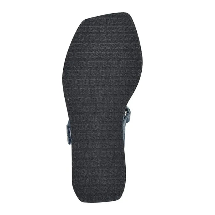 GUESS womens Daysa Wedge Sandal - BLU SLW10 - Runner