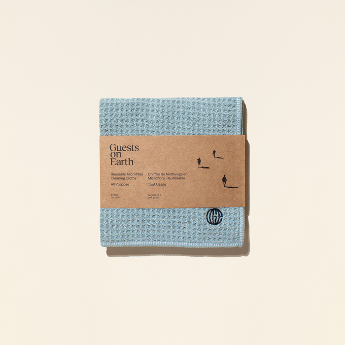 GUESTS ON EARTH Waffle Cleaning Cloths 2-Pack