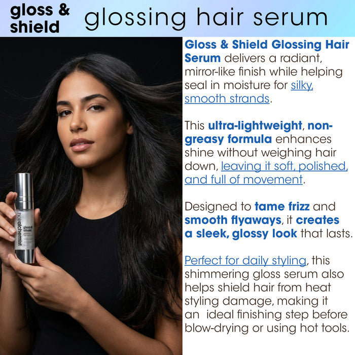 Hair Chemist Gloss & Shield Glossing Hair Serum - Travel Size 3 oz.