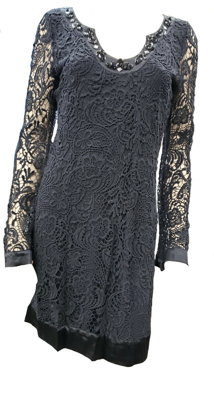 Hale Bob Lace Long Sleeve Dress - 0TUM6722