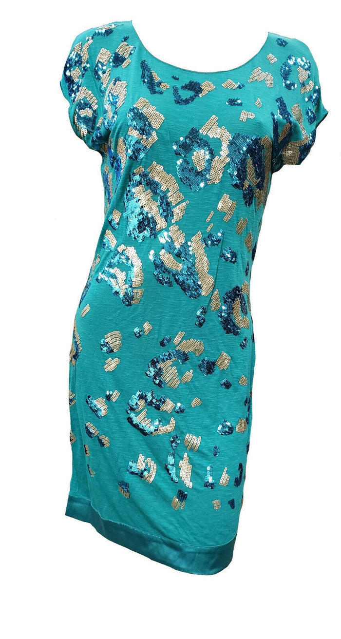 Hale Bob Short Sleeve Dress with Sequins - 1GET6744