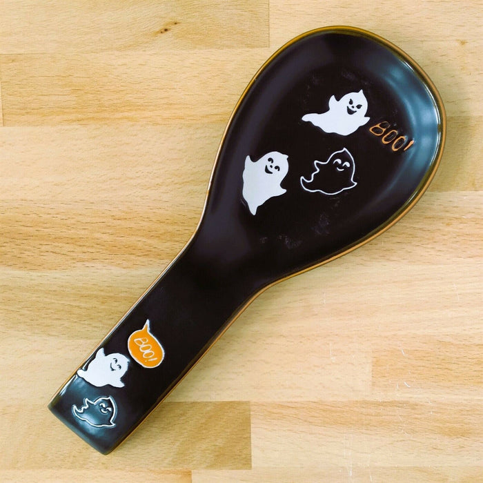Halloween Ghosts Spoon Rest Ceramic by Blue Sky Kitchen Decor