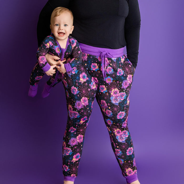 Halloween | Violet Webs | Bamboo Zipper Pajamas