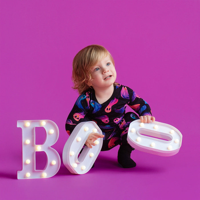 Halloween | Whirling Ghosts | Bamboo Two-Piece Pajamas