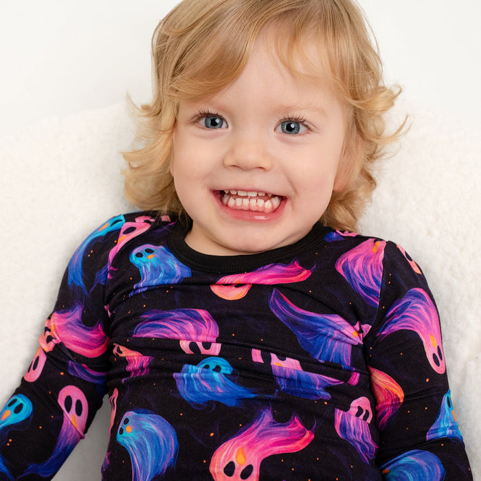 Halloween | Whirling Ghosts | Bamboo Two-Piece Pajamas