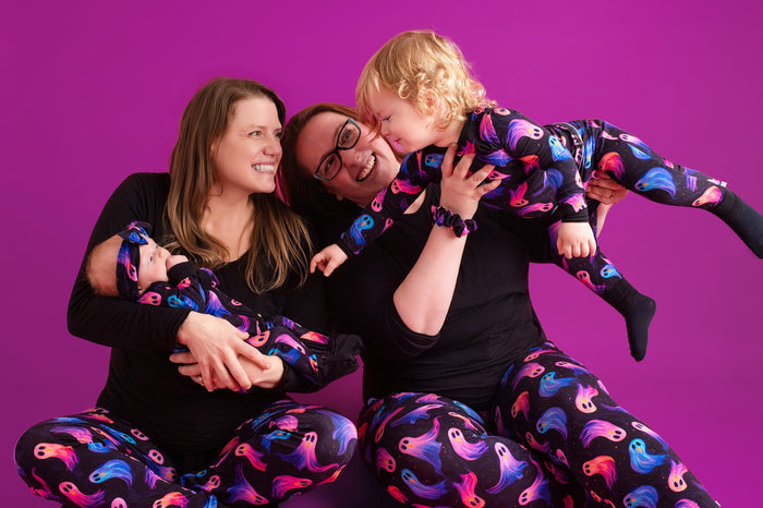 Halloween | Whirling Ghosts | Bamboo Two-Piece Pajamas