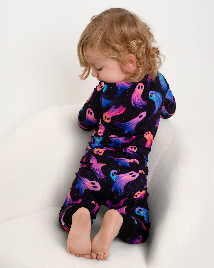 Halloween | Whirling Ghosts | Bamboo Two-Piece Pajamas