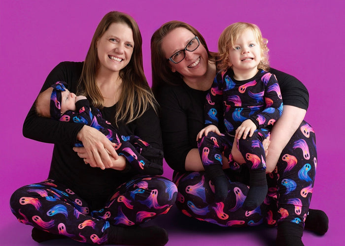 Halloween | Whirling Ghosts | Bamboo Zipper Pajamas