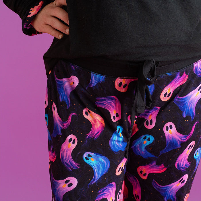 Halloween | Whirling Ghosts | Women's Bamboo Joggers