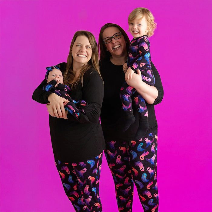Halloween | Whirling Ghosts | Women's Bamboo Joggers