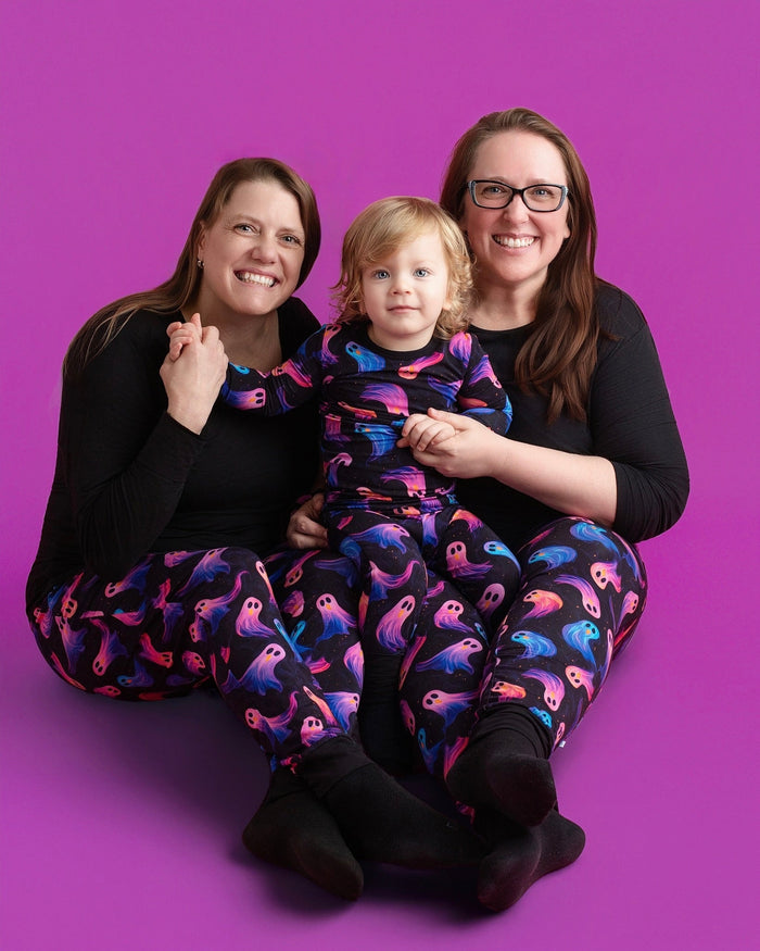 Halloween | Whirling Ghosts | Women's Bamboo Joggers
