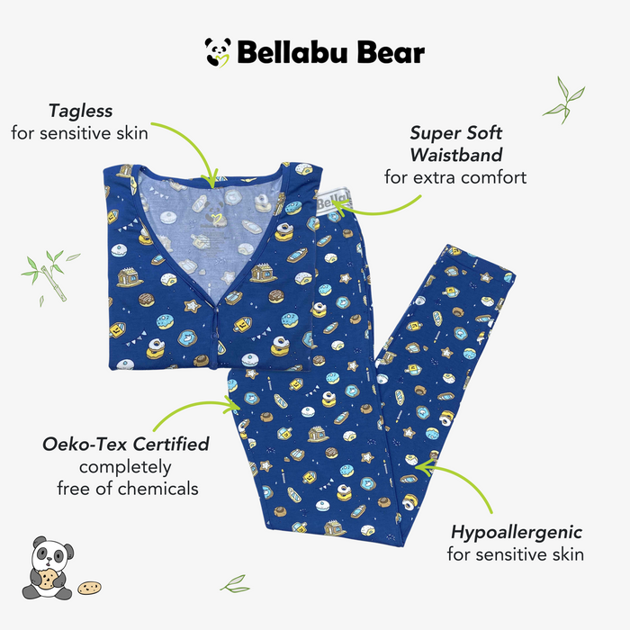 Hanukkah Cookies Bamboo Women's Pajama Set