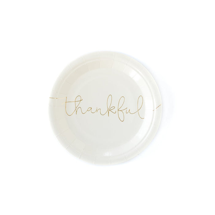 Harvest Thankful/Grateful 7" Plate Set