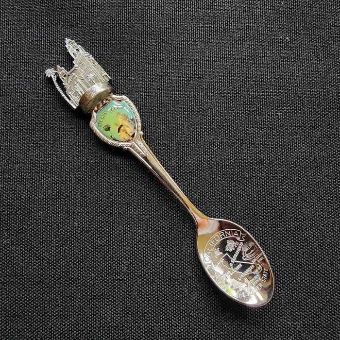 Hearst Castle Collectible Travel Souvenir Spoon 4 1/4" San Simeon California
