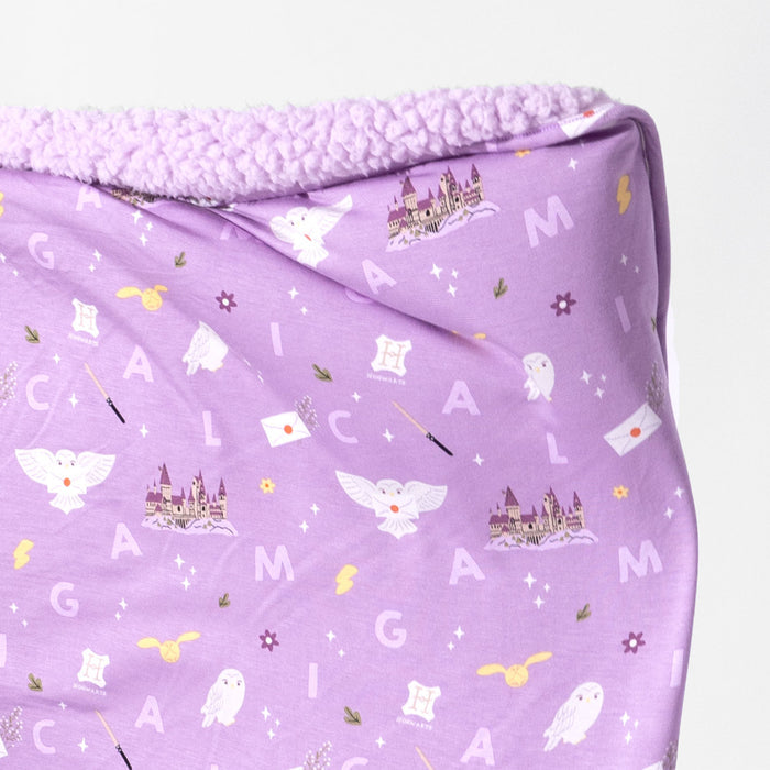 Hedwig's Magical Mail Bamboo Sherpa Blanket