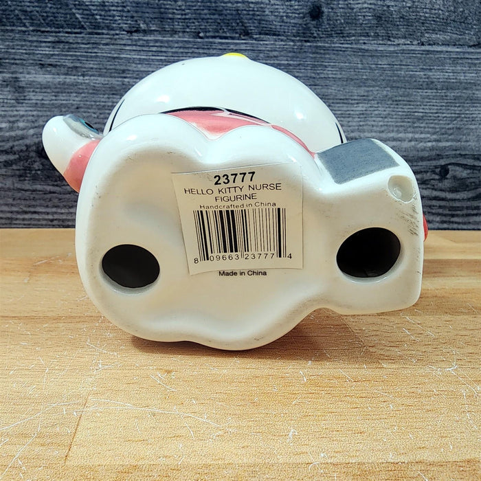 Hello Kitty Brave Professional Nurse Figurine Ceramic Embossed Blue Sky