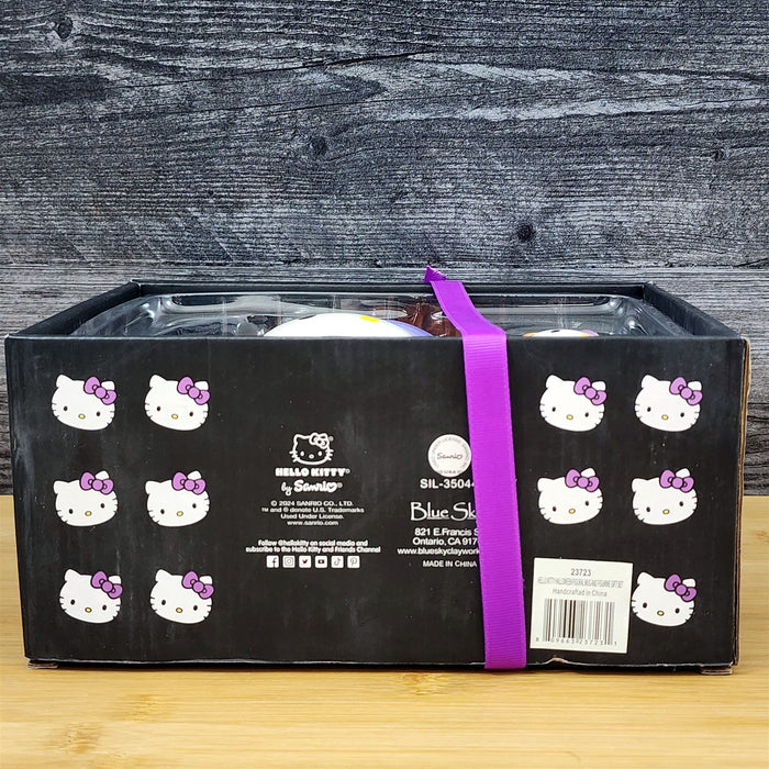 Hello Kitty Halloween Mug & Ghost Figurine Ceramic White Coffee Tea Cup Blue Sky