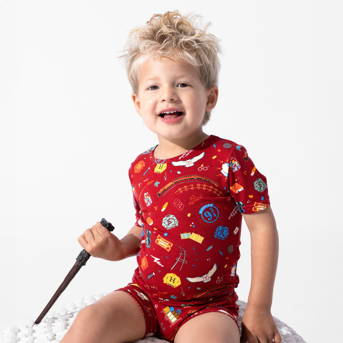 Hogwarts Express Bamboo Kids Pajama Short Set