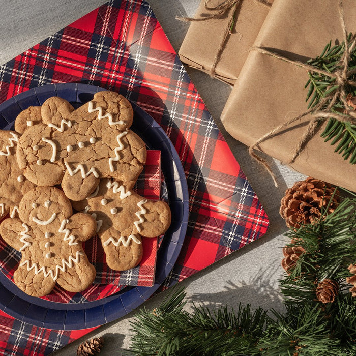 Holiday Plaid Serving Trays