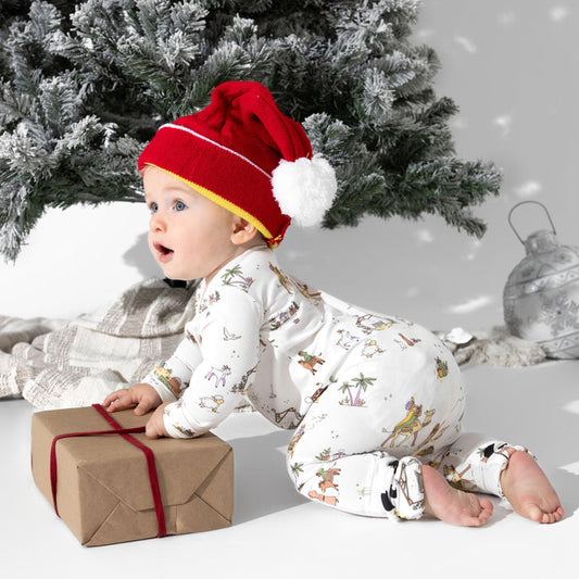 Holy Night Bamboo Convertible Footie