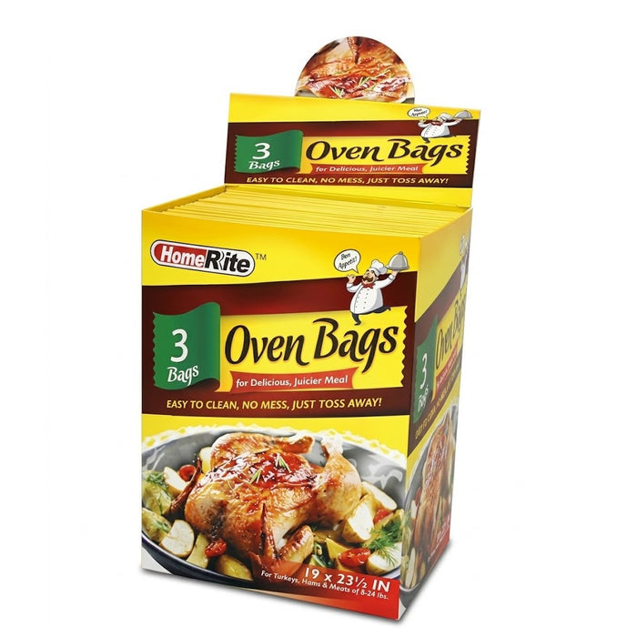 HomeRite 19" x 23.5" Turkey & Meat Oven Bags (3-Pack) | Wholesale